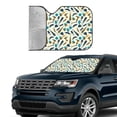 thumbnail image 2 of Yiaed Fathers day Print Car Windshield Sunshade Front Auto Car Front Window Sun Shade Foldable Sun Visor Shield Cover Auto Accessories for Sedan SUV Truck-Small, 2 of 5
