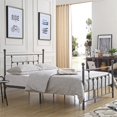 thumbnail image 2 of Pemberly Row Full Metal Bed in Charcoal, 2 of 4