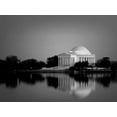 thumbnail image 2 of Highsmith, Carol 14x12 White Modern Wood Framed Museum Art Print Titled - Jefferson Memorial, Washington, D.C. Number 2 - Black and White Variant, 2 of 4