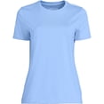thumbnail image 3 of Lands' End Women's Relaxed Supima Cotton Crew Neck T-Shirt, 3 of 3
