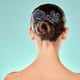 thumbnail image 4 of 2 pinzas para el pelo para mujer, pinzas francesas para el pelo, accesorio para hacer moños, pinzas para el pelo con flores., 4 of 6