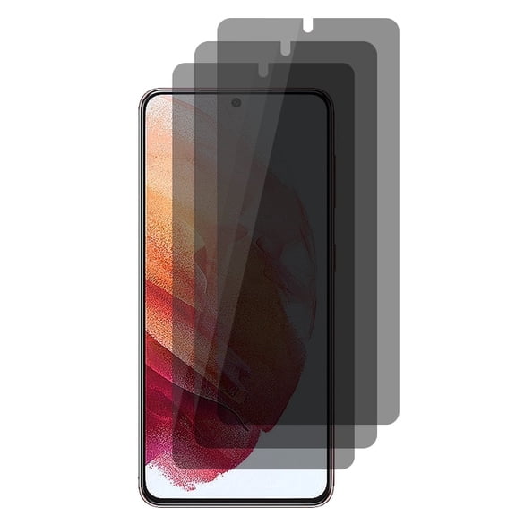 UZWZW 3 Pack Tempered Glass Privacy Screen Protector for Samsung Galaxy S21 5G (Not Support Fingerprint Unlock)