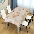 thumbnail image 4 of Yayeee Tablecloths 60" x 108" Rectangle Wrinkle Resistant Party Table Cover, Pink Seashell, 4 of 8