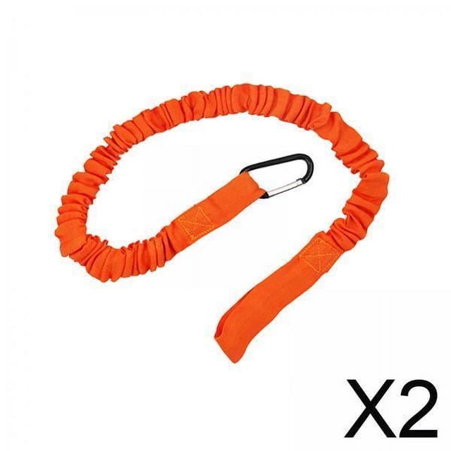 Correa de remo para kayak,Correa de remo para kayak Correa elástica Cuerda de cordón,Correa de para remo de kayak Clip de hebilla de metal,Correa para caña de pescar en espiral Correa