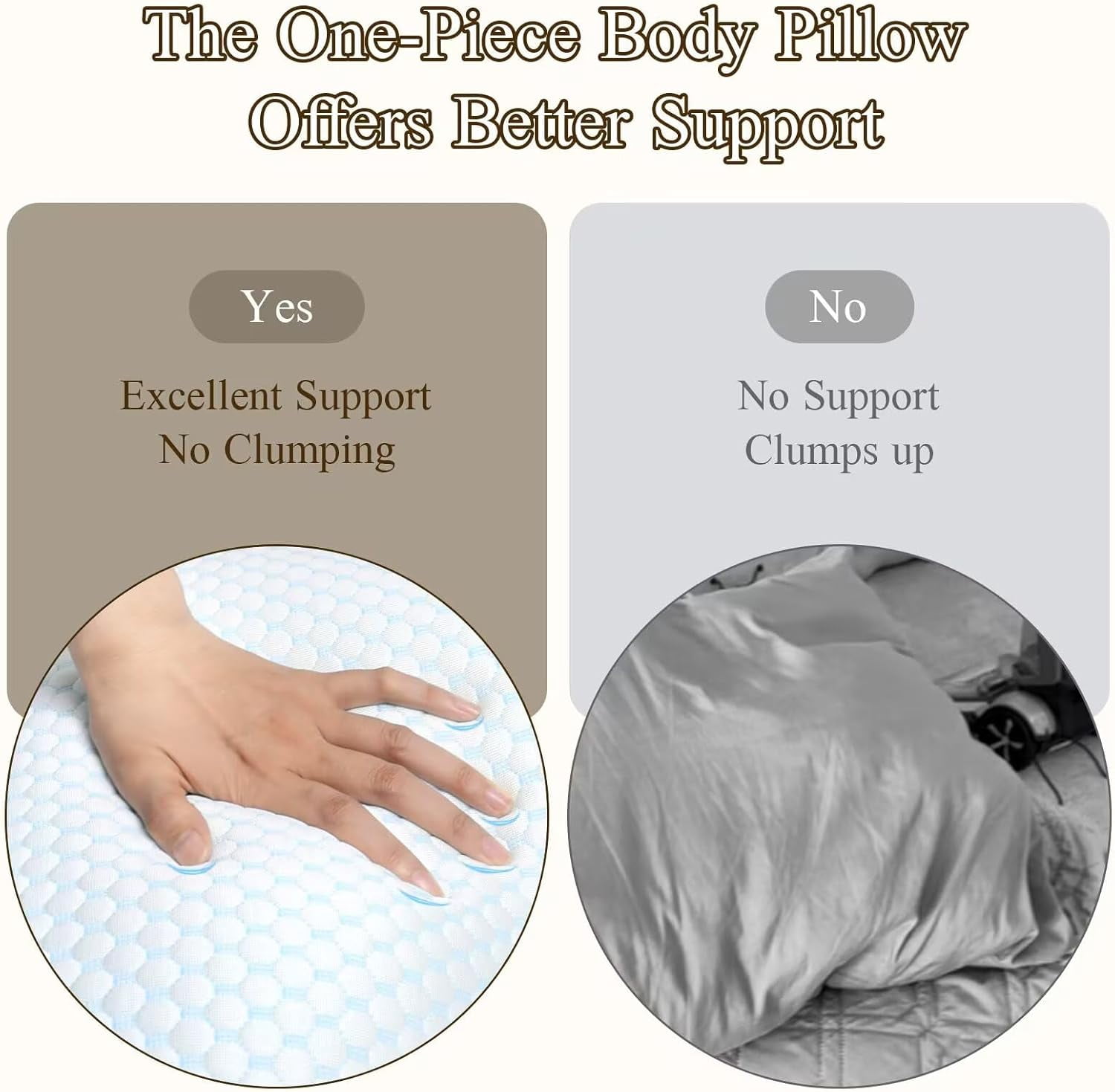 Mermaid Body Pillows for Adults, Cooling Long Pillow for Bed, One Piece Full Body Pillow, Big Memory Foam Firm Body Pillow for Side Sleepe, Soft Hugging Bodypillow for Pregnancy