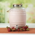 thumbnail image 6 of 9.2 Liter Jaron Vitrolero Glass Beverage Drink Dispenser Set Agua Frescas Lemonade with Ladle, 6 of 7