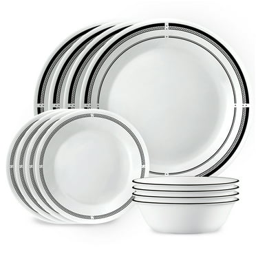 Corelle Brasserie 12-pc Dinnerware Set, Serves 4