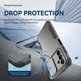 thumbnail image 6 of SaniMore for Samsung Galaxy A13 5G (6.5" 2021) Case, [Sliding Camera Window] Wireless Charging Shockproof Drop Resistant Hybird PC TPU Anti-slip Heavy Duty Protective Shell, Black, 6 of 7