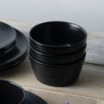 thumbnail image 4 of Noritake Colorscapes BoB Swirl (Black on Black) 12-Piece Coupe Dinnerware Set, Service for 4, 4 of 7