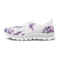 thumbnail image 6 of Psesaysky Butterfly Purple Sneakers Casual Shoes for Girls Women Shock-Absorption Comfortable Loafers 5.5-11.5, 6 of 7