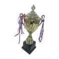 thumbnail image 2 of Trofeo de Fútbol Competiciones Premio Trofeo con Base Trofeo de Oro Recompensa al Primer Lugar 40cm, 2 of 9
