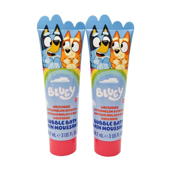 Bluey 2 Pack Bubble Bath Tube Set