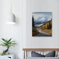 thumbnail image 3 of JEUXUS Canvas Paintings Wall Art Highway Poster Snow Mountain Scenery Picture Wall Painting for Living Room Porch Decor Wall Art Paintings Canvas Wall Decor Home Decor Living Room Decor Aesthetic, 3 of 4