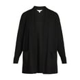thumbnail image 6 of Time and Tru Women's and Women's Plus Open Front Cardigan Sweater, Sizes XS-4X, 6 of 7