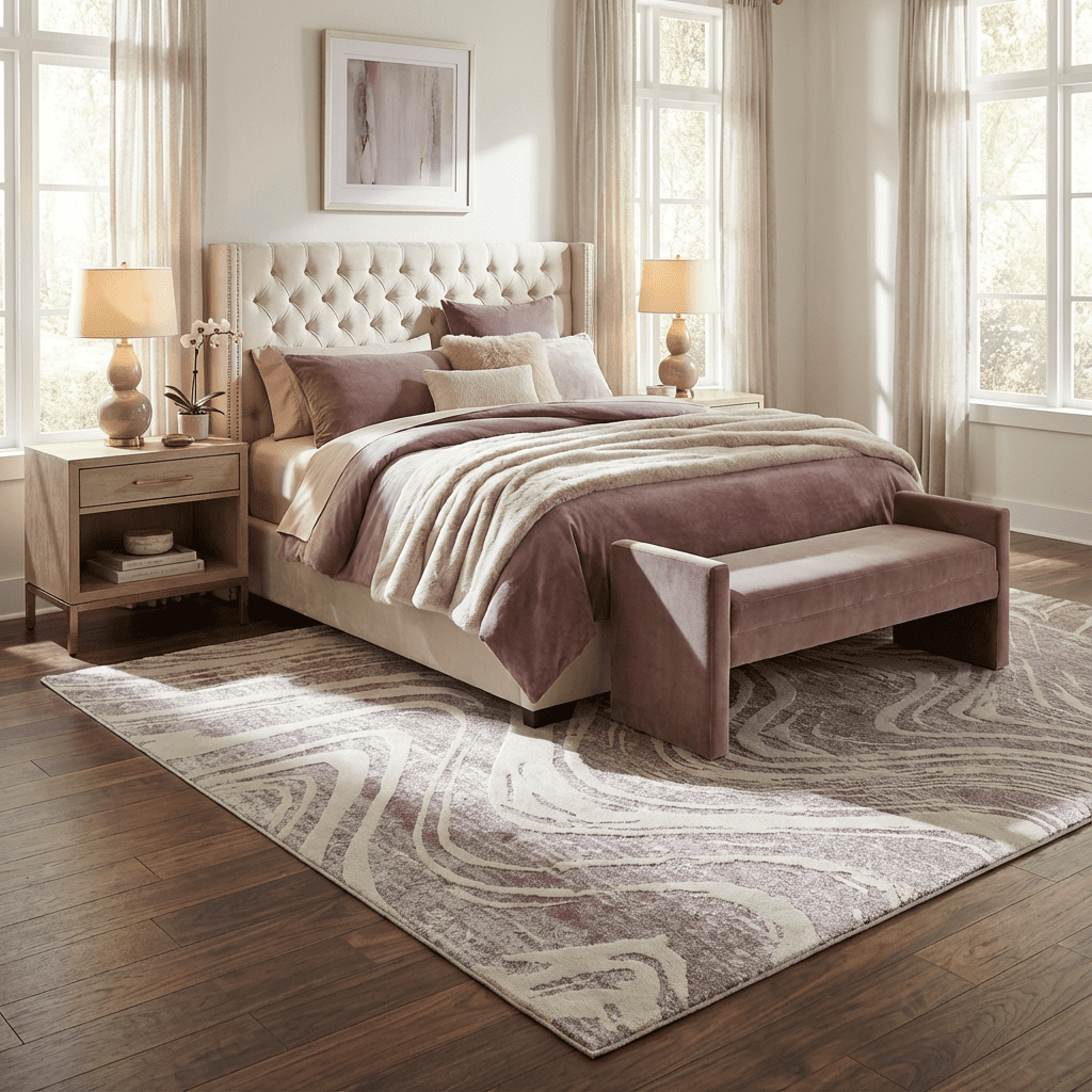 Rug Branch Nomad Abstract Indoor Area Rug, Beige, Coastal - Living Room, Bedroom, Dining Room
