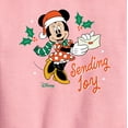 thumbnail image 2 of Disney - Minnie Mouse Sending Joy Christmas - Toddler & Youth Crewneck Fleece Sweatshirt, 2 of 4