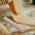 thumbnail image 2 of Rodillo de amasar en relieve versátil para arcilla y repostería Rodillo de mano para arcilla, cerámica y galletas Rodillo de arcilla Rodillo de arcilla de madera Rodillo de amasar en relieve, 2 of 8