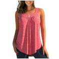 thumbnail image 1 of WXLWZYWL Long Sleeve Shirts for Women Chiffon Blouses for Women Casual Tees for Women Women's Victorian Blouse womens button down blouse Tank Tops Women Pack, 1 of 7