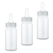 Baby Bottle 3 Pcs Infants Feeding Milk Feeder Disposable Plastic