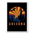thumbnail image 2 of Arizona, Cactus and State Flag, Badge, Contour, Lantern Press, Premium Playing Cards, 52 Card Deck with Jokers, USA Made, 2 of 5