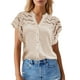 thumbnail image 1 of Camisa elegante de verano para mujer, top informal de corte holgado, 1 of 8