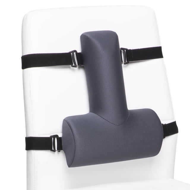 Soporte lumbar torácico OPTP: soporte completo para la espalda y la zona lumbar para una mejor postura al sentarse, soporte para la parte superior e inferior de la espalda en sillas y cojín para el re