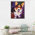 thumbnail image 4 of Kit de manualidades de pintura DIY Lovely Dog 5D Diamond Decoración del hogar 25x30cm Sunnimix DIY 5D Pintura Diamante, 4 of 8