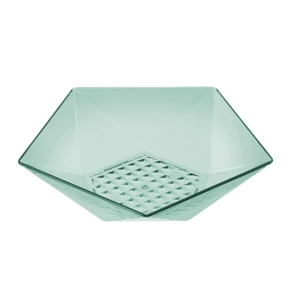 LEHOZIHEQ Clear Plastic Serving Bowls, Transparent Pentagram Fruit Transparent Containers, Square Plastic Buffet Containers for Chips, Snacks, Mints, Salad Bar, Snack Bowl Parties