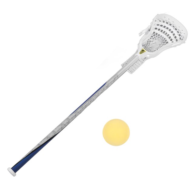 Lacrosse Stick Set, 30In Boy Lacrosse Stick and Ball Set Sturdy Structure Lacrosse Mini Power Stick with Ball Non Falling Tail Outdoor Team Sports Player Equipment