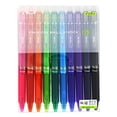 thumbnail image 1 of Pilot Frixion Ball Knock Retractable Gel Ink Pen, 0.5mm, 10 Colors (LFBK-230EF-10C), 1 of 6