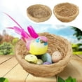 thumbnail image 7 of SLYNSHome Easter Baskets Decoration Cute Rabbit Bucket Storage Eggs/Gifts/Candys Artificial Birds Nest/House for Tabletop Party Home Ornament (7.8 inch), 7 of 7