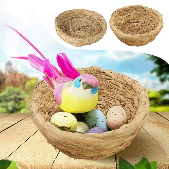 WKWeiS Easter Simulation Bird Fossa Decoration Ornaments Dead Branches Bird Fossa Layout Props Deals of The Week