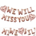 thumbnail image 3 of 1 Set Graduation Party Balloons Decors We Will Miss You Alphabet Balloon Decors, 3 of 6
