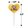 thumbnail image 6 of LSU Tiger Eye on Yellow Heart Love Cupcake Picks Toppers Decoration Set of 6, 6 of 7