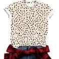 thumbnail image 4 of Womens 2026 Summer Casual T-Shirts Square Neck Petal Short Sleeve Tunic Tops, 4 of 5