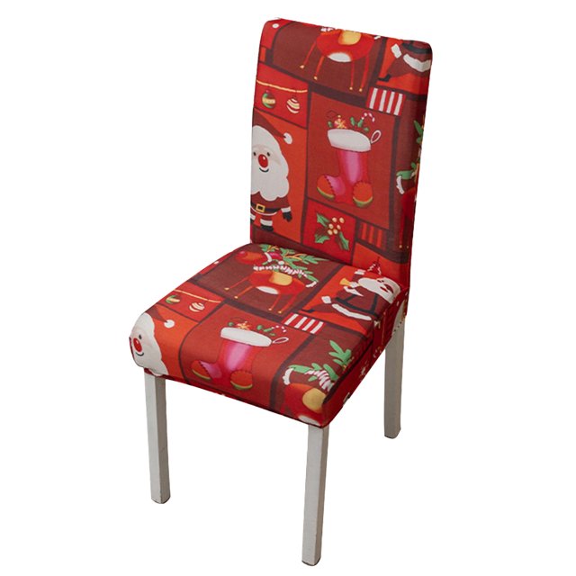 Juego De Sillas Navideñas Con Personalidad Nuevo Juego De Sillas Decorativas Para Comedor Decoración Festiva Juego De Respaldos Elásticos Para Sillas Juego De Sillas Navideñas