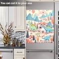 thumbnail image 4 of Coolnut Cute Dinosaurs Dishwasher Magnet Cover Magnetic Dish Washer Front Door Cover Panel Decal Trimmable Magnet Sticker for Kitchen Appliance 20 x 26 Inch Home Decor, 4 of 5