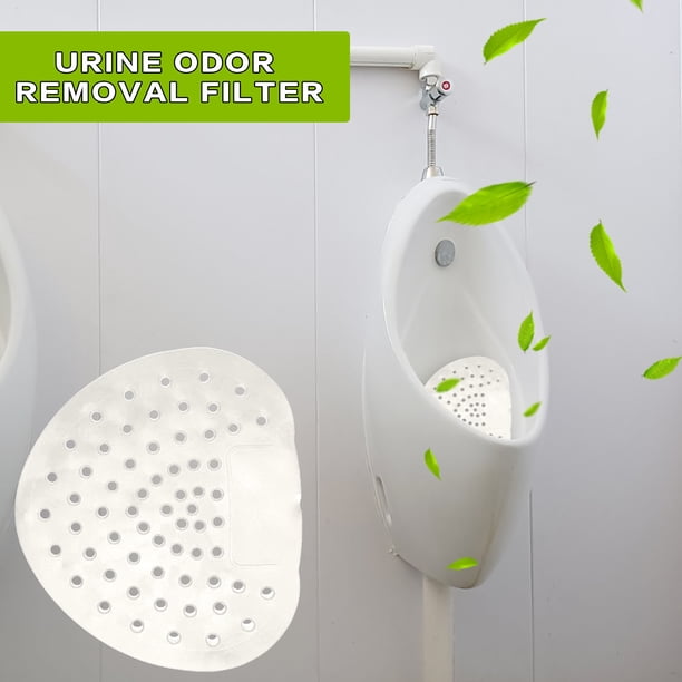 Filtros desodorizantes de inodoros | Bola de fragancia para esterilla urinaria | Disco eliminador de olores | Aroma Fresco | Solución de baños comerciales | Pack de 10 | 15x15cm | Ambientador de