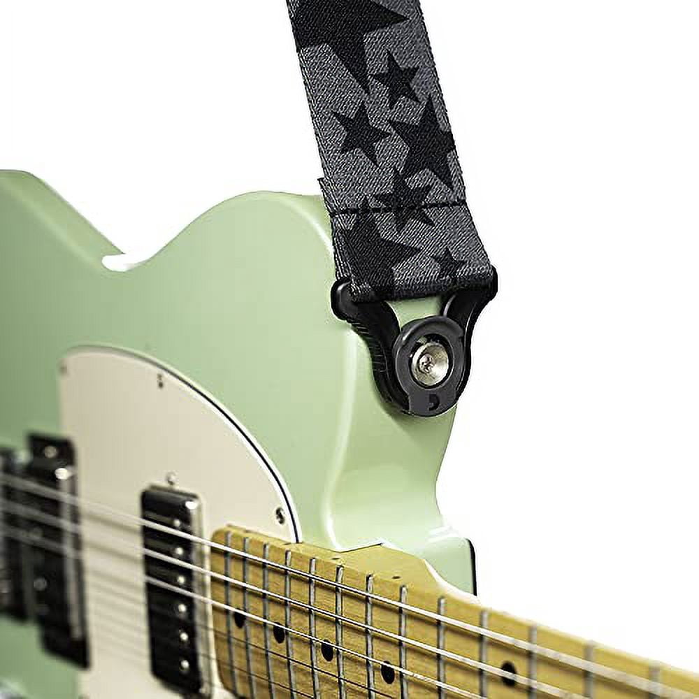 D'Addario Auto Lock Guitar Strap, Skater Stars