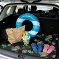 thumbnail image 2 of Yuyamidu Daisy Frog Car Trunk Mat 29" x 39" Universal All Weather Scratchproof Cargo Liner Non-Slip Accessories Fit for Most Cars SUV and Trucks, 2 of 7