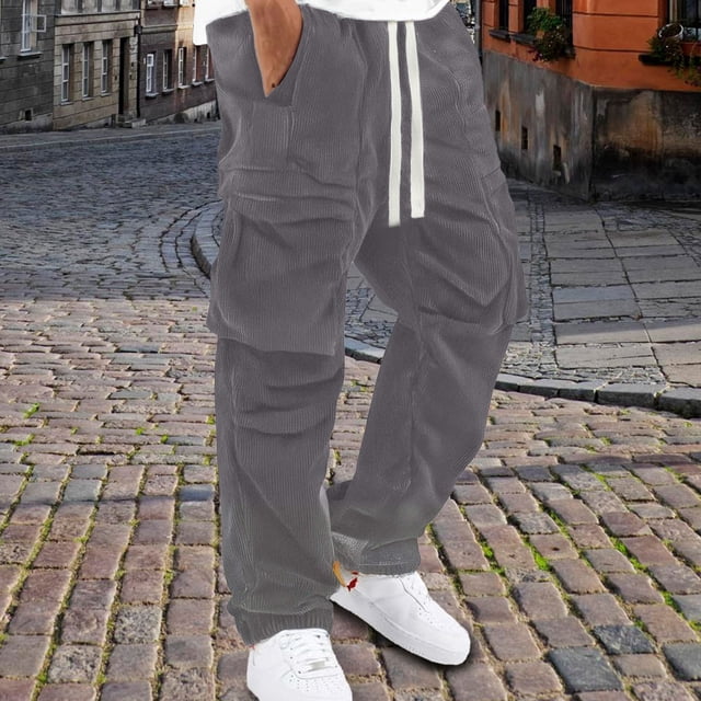 TINZ Pantalons Cargo pour Hommes Pantalons de Travail Extérieurs Durables Confortables Pantalons Utilitaires pour Randonnée Camping Tenue Décontractée Toutes Saisons Pantalons de Travail Longs pour Hommes Pantalons Cargo Beige pour Hommes