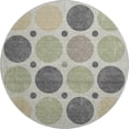 thumbnail image 2 of Addison Rugs Mayfield Premium Machine Washable Transitional Geometric Beige Round Rug, 8' x 8', 2 of 6