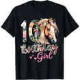 thumbnail image 1 of T-Shirt Fille 10 Ans Cheval 10e Anniversaire V1, 1 of 4