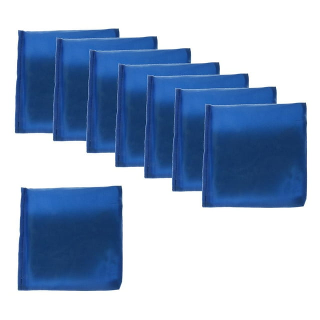 S SERENABLE 8 Pieces Double Layer Cornhole Bag - Corn Hole Game blue