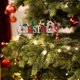 thumbnail image 5 of Wmhnj Letrero de madera de Feliz Navidad para puerta con colgador de cuerda. Decoracin navideña de bienvenida para puerta principal, pared o valla., 5 of 7