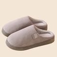 thumbnail image 4 of Kilaqueen Slippers for Women Winter Home Warm Thick Bottom Memory Foam Non Slip Casual Soft Comfy Indoor Outdoor Shoes, 4 of 5