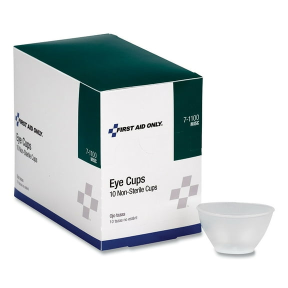 (Price/10 EA)First Aid Only 579-7-110 5"X4-1/8"X2-1/4" Eye Cups Sterile
