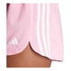 thumbnail image 4 of Short adidas Mujer Pacer 3 Franjas High Rosa Entrenamiento rosa XL, 4 of 8