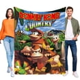 thumbnail image 1 of Donkey Kong Country anti-pilling, suave, ligera, esponjosa y acogedora de lujo para hogar y cocina – Perfecta para niños y adultos,50X70cm, 1 of 6