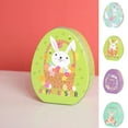 thumbnail image 7 of Comefolife Easter Eggs Novelty Shaped Figure Canisters, Shaped Bunny Printed Box, Tinplate Empty Cake Tin, Designs for Storing Cookies, Treats, Chocolate, Party Favors and Gifts, 7 of 7